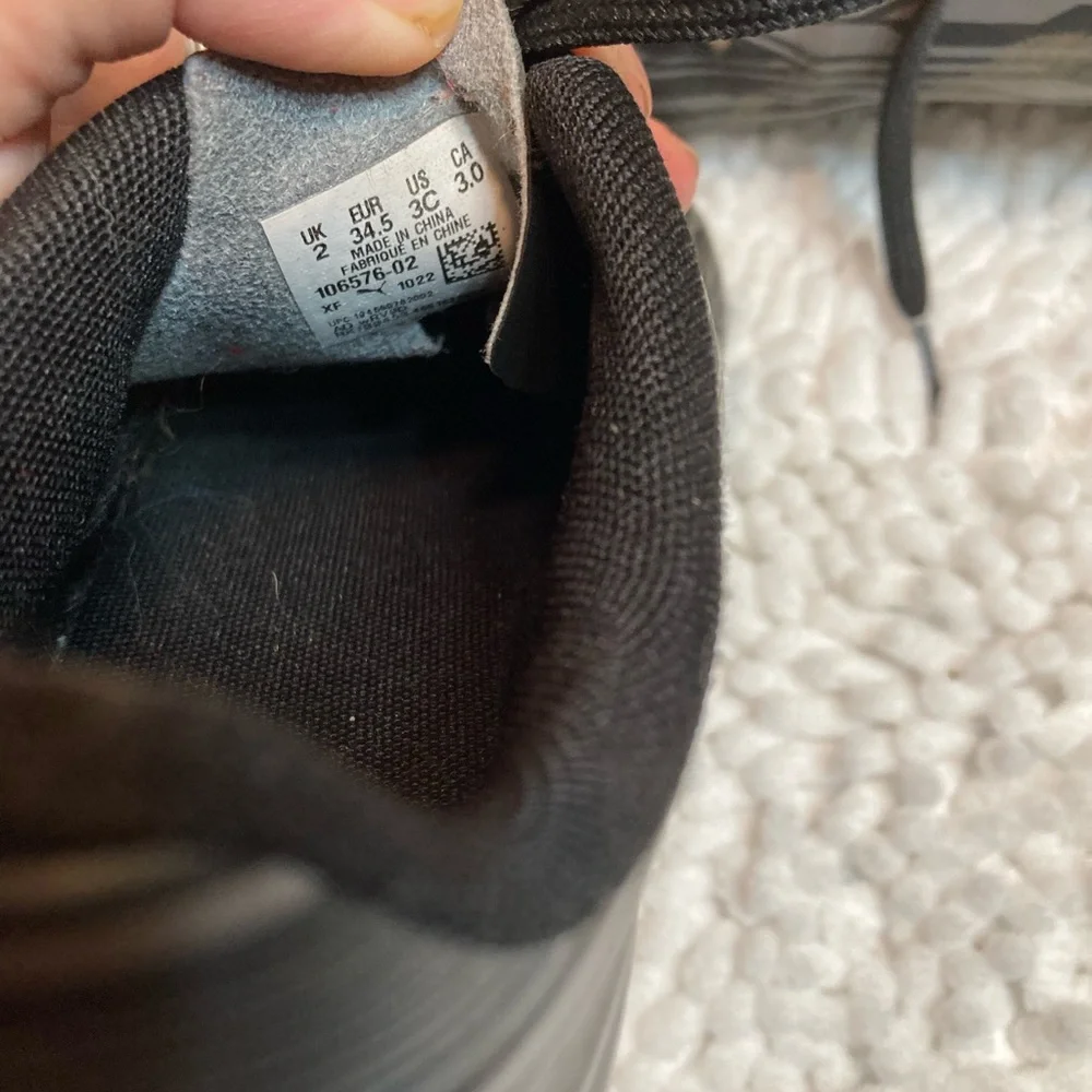 Puma Boys's Black and White Athletic Shoes - Picture 2 of 2